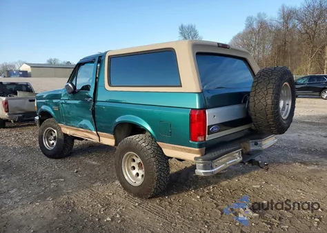 1996 Ford Bronco U100 z USA, uszkodzony, nr VIN 1FMEU15N4TLB20113